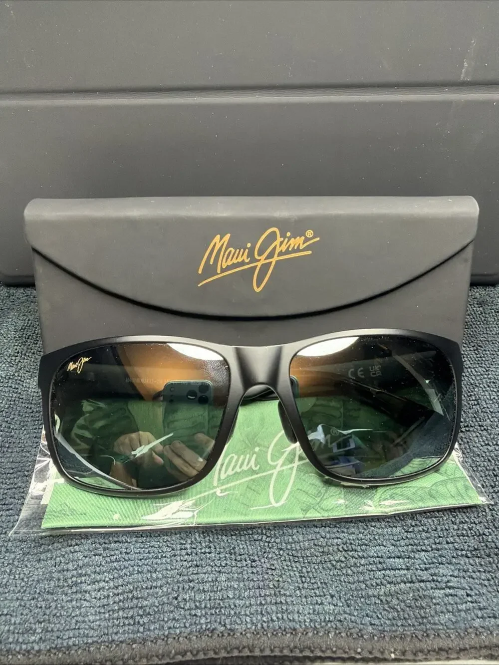 MAUI JIM | NEW | RED SANDS | 432 - 2M | MATTE BLACK | NEUTRAL GREY